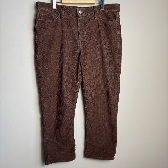 Levi's BIG E Red Tag Women's Wedgie Straight‎ Corduroy Button Fly Pants Brown - Picture 1 of 16